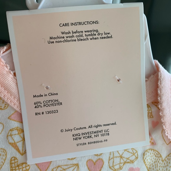 Juicy Couture 3 Piece Set Born to Wear Juicy NWT - Picture 8 of 8